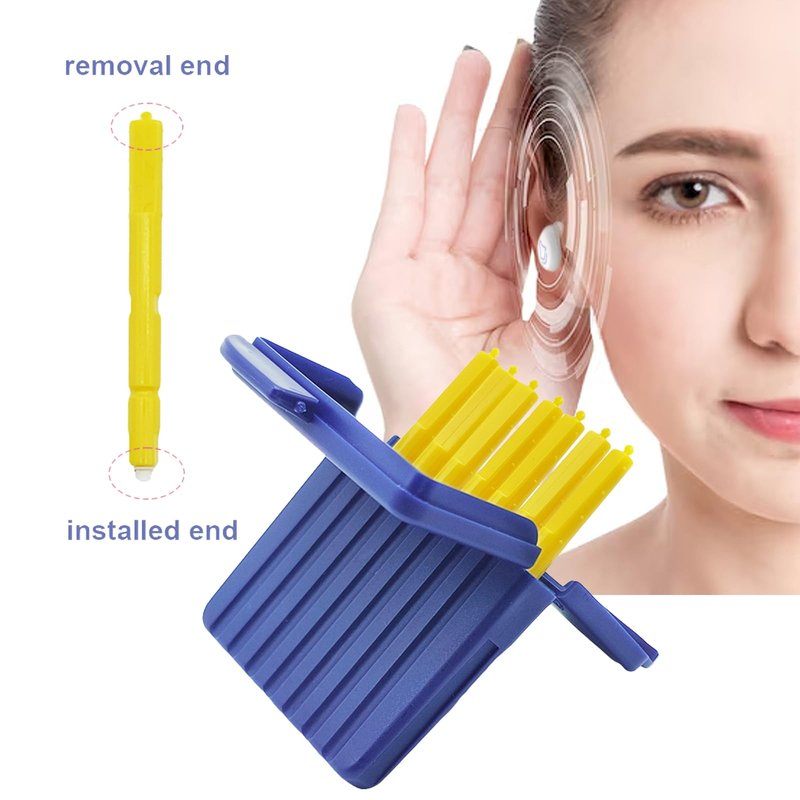 32 pcs for Starkey Hear Clear Hearing Aid Wax Guards Filters Replacement 1.2mm Compatible with All Starkey Hearing Aids Models Hearing Aid Supplies Accessories Removal Cleaning Tool Kit