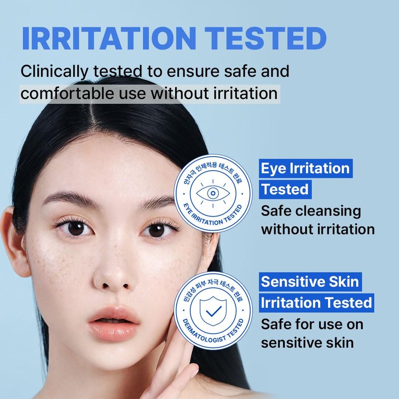 MAKE P:REM Safe Me. Amino Refresh Cleansing Foam, Korean Face Wash, Instant Deep Pore Cleansing, Gentle Exfoliation with BHA & LHA, Korean Skin Care, 5.07 Fl Oz, 150ml