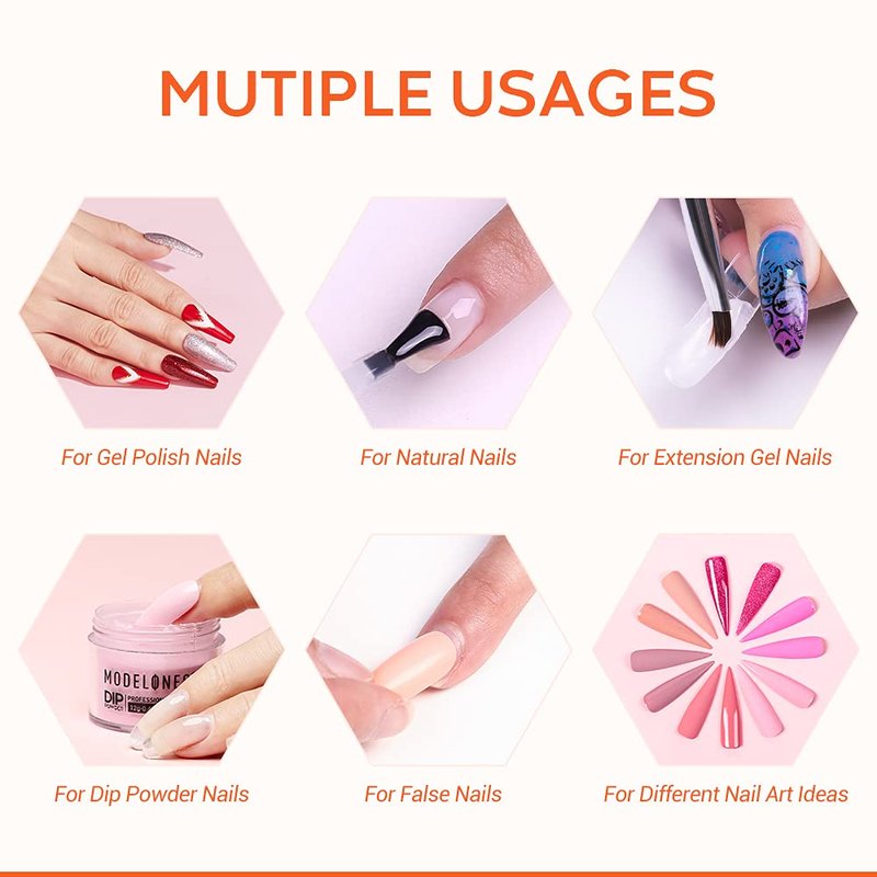 modelones Gel Nail Polish Base Coat, 15 ML 2026 Upgraded Formula Clear High Glossy Gel Base Coat Soak Off Long-Lasting DIY Home Salon Nail Art Manicure Gift for Women