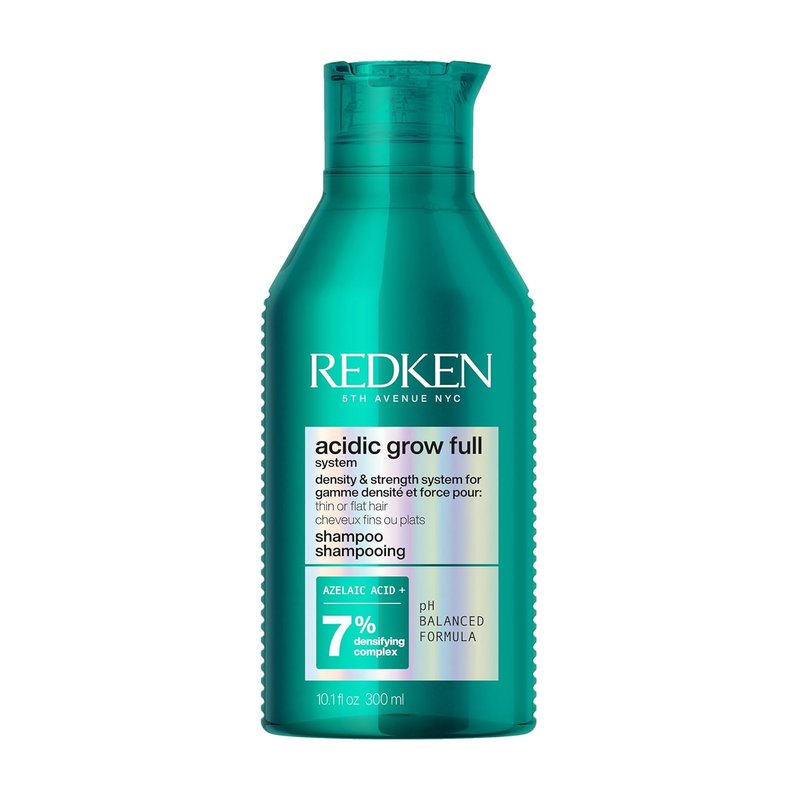 Redken Acidic Grow Full System Densifying Shampoo - Lightweight Formula for Thicker Hair | Gentle Cleansing & Scalp Moisturizing