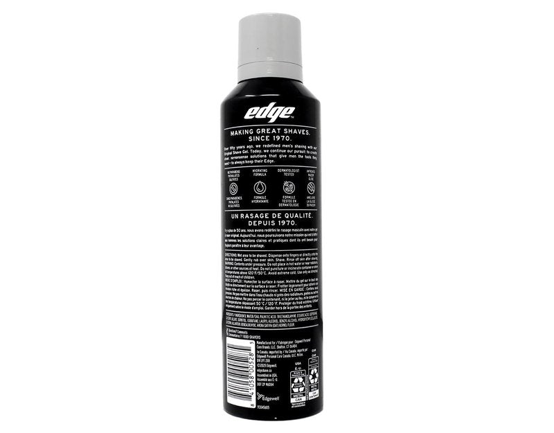 Edge Shave Gel Ultra Sensitive, Fragrance Free 7 oz ( Pack of 4)