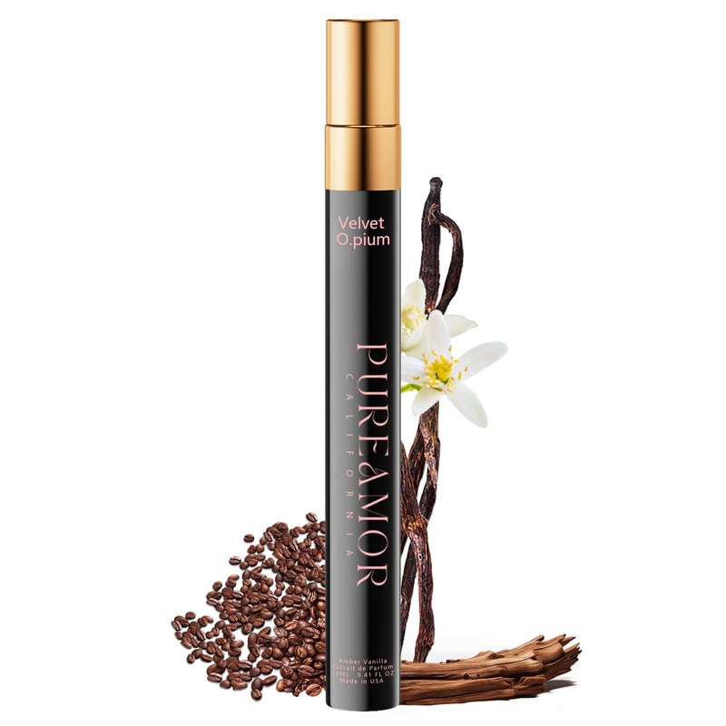 Pheromones Perfume for Women - Amber Vanilla Extrait de Parfum Oil Spray | 12ml Long-Lasting Travel Size Fragrance