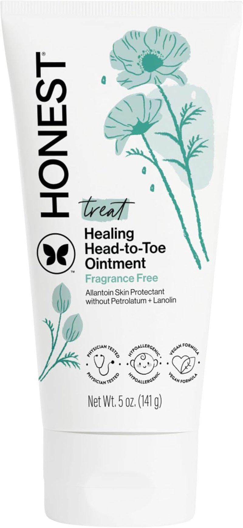 Head to Toe Multi-Purpose Healing Ointment - Hypoallergenic, Fragrance-Free, Vegan, 5 oz