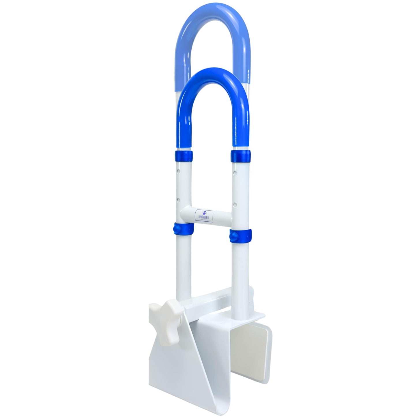 EYL Medical Supplies Adjustable Bathtub Handle for Elderly | Sturdy Clamp-On Tub Grab Bar with 300lb Capacity | Grab Bars for Bathtubs | Shower Handle for Elderly | Durable Tub Safety Rail 14" x 17