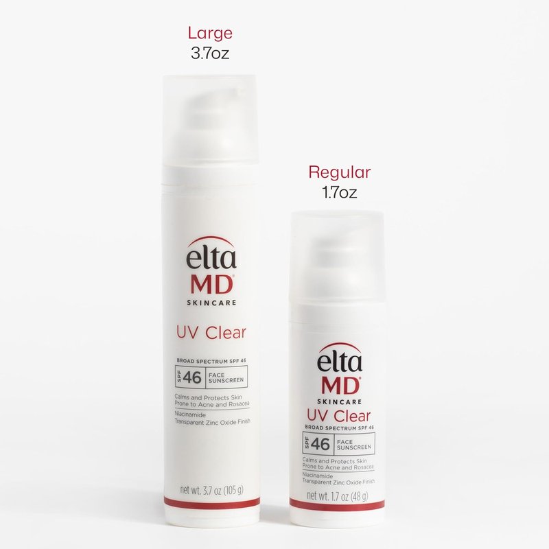 EltaMD UV Clear Face Sunscreen SPF 46 - Oil-Free Zinc Oxide Formula for Acne-Prone Skin | 3.7 oz