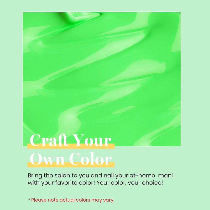Beetles Neon Green Gel Nail Polish - 15ml Soak Off UV LED for Salon & DIY | Lime Green Day Nails