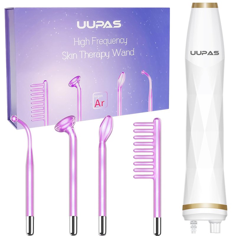 High Frequency Skin Therapy Face Wand - Anti-Aging Facial Device for Radiant Skin