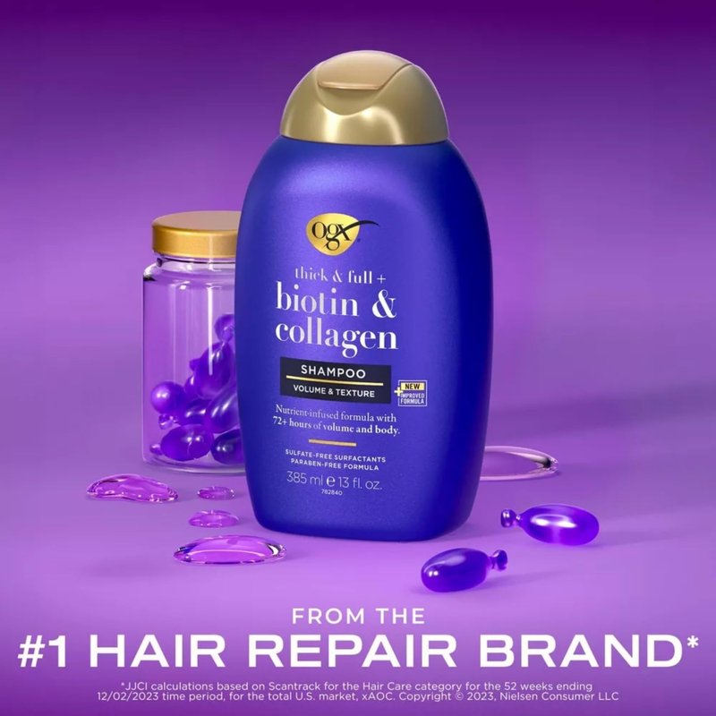 Ogx Biotin & Collagen Shampoo (Pack of 3)