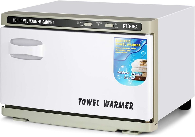 Skiennix Hot Towel Warmer - 16L Large Capacity Spa Cabinet with Fast Heating | Stainless Steel, White