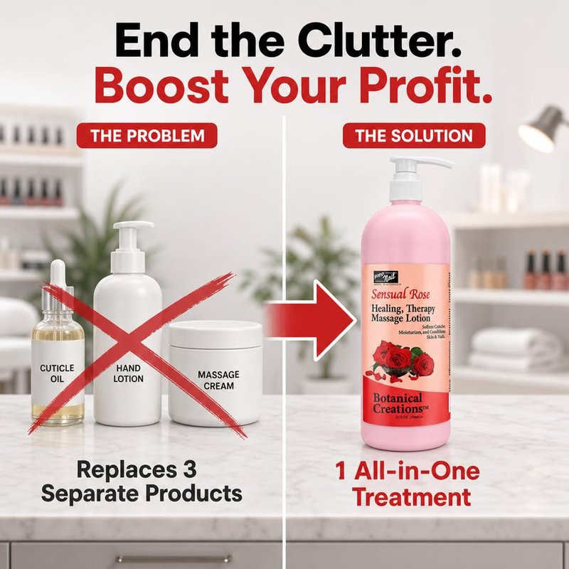 PRONAIL Healing Therapy Multi-Purpose Salon & Spa Lotion - All-in-One Treatment for Manicures, Pedicures, and Massage with Treatment in Every Pump to Streamline Services & Justify Premium Price 32 Oz