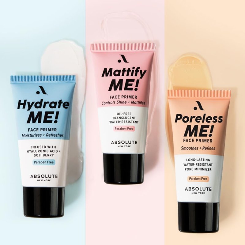 Absolute New York's Silky Smooth Skin Enhancing Face Primer (Mattify Me!, 1.01 fl oz)