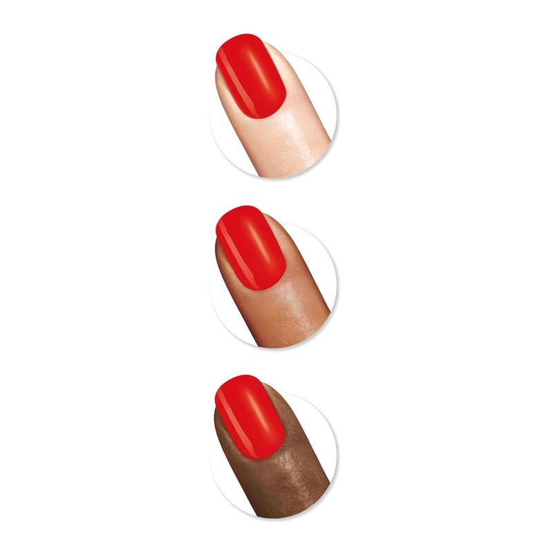 Sally Hansen Insta-Dri Nail Polish | Quick Dry, Long Lasting, Streak-Free Shine | Opaque, Glossy | 361 Augmented Red-ality | Vivid True Red Nail Color