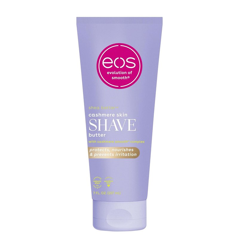 eos Cashmere Skin Collection Shave Butter - Vanilla Cashmere, Moisturizing Non-Foaming Cream, 7 fl oz