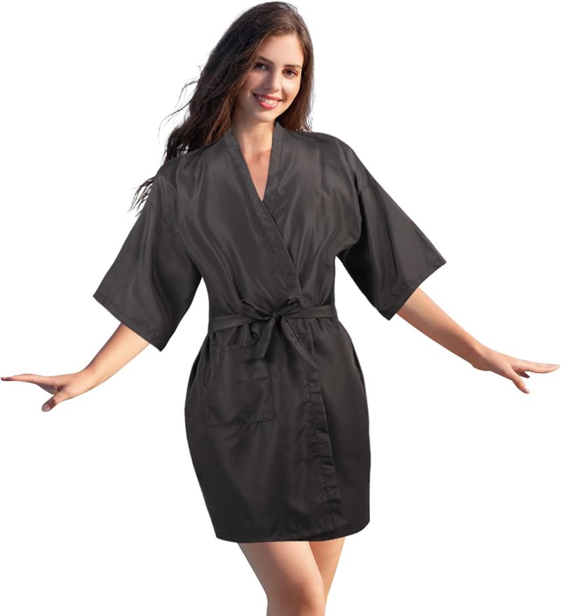 Salon Client Gown - Adjustable Hair Cutting Smock Cape for Barbers & Hairstylists | Comfortable Fit
