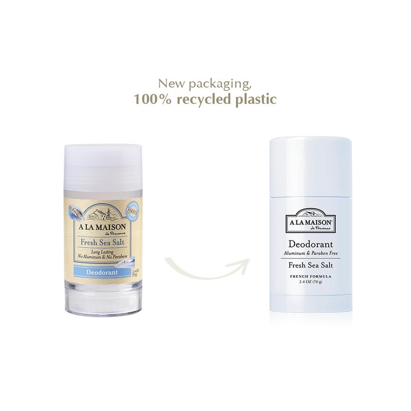 A La Maison Fresh Sea Salt Aluminum Free Deodorant for Women and Men - Natural Deodorant