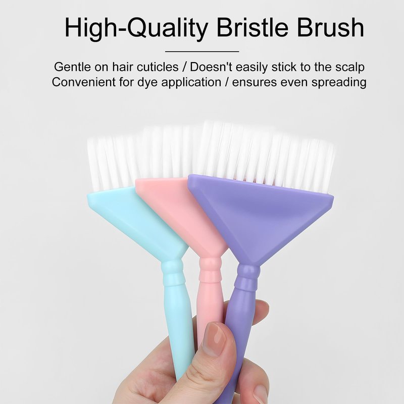 Classic Hair Dye Brush Set: 4 Multi-Use Tint Brushes for Salon-Quality Coloring - Perfect for Highlights, Balayage, and More