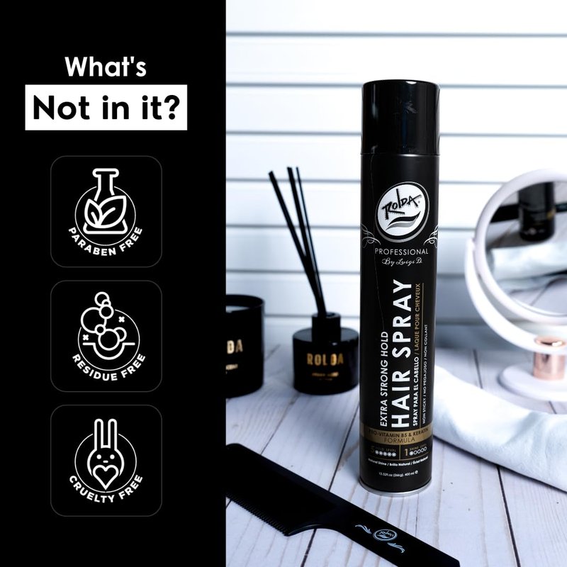 Extra Strong Hold Hair Spray - Matte Finish, Pro-Vitamin B5, Humidity Resistant | 13.52oz