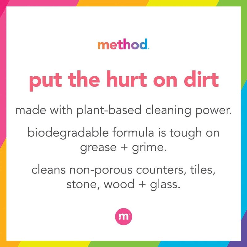 Method All-Purpose Cleaner Spray - French Lavender Scent | Ideal for Counters & Tiles, 28 Fl Oz (Pack of 2)