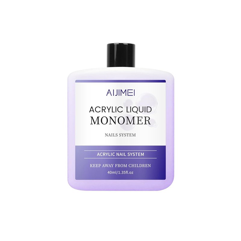 Skiennix Acrylic Liquid Monomer - Long-Lasting Formula for Professional Nail Art | 40ml (1.33 Fl. Oz)