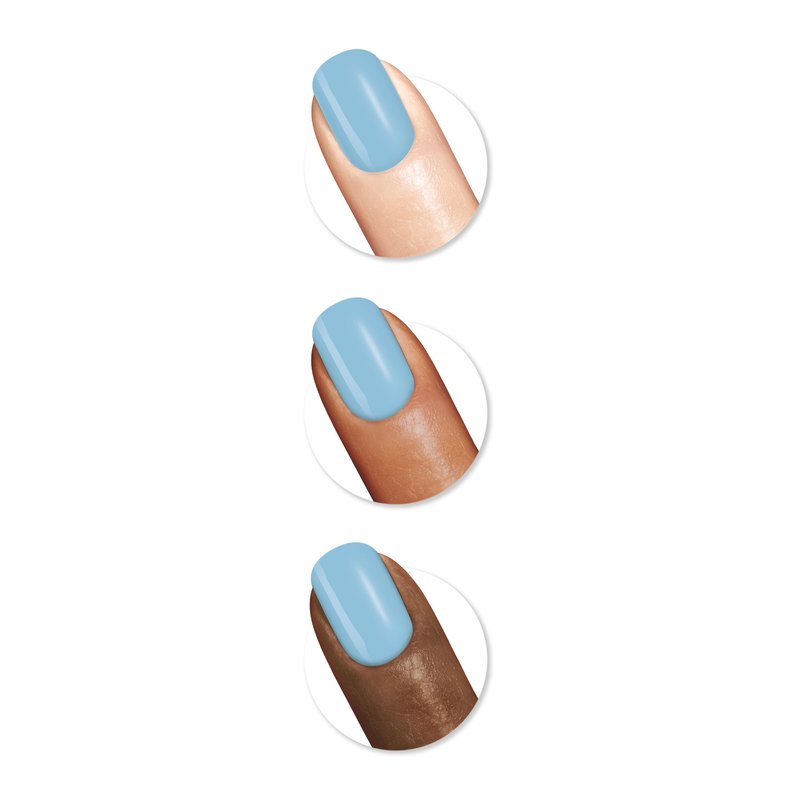 Sally Hansen Insta-Dri Nail Polish | Quick Dry, Long Lasting, Streak-Free Shine | Opaque, Glossy | 489 Up in the Clouds | Pale Sky Blue Nail Color.