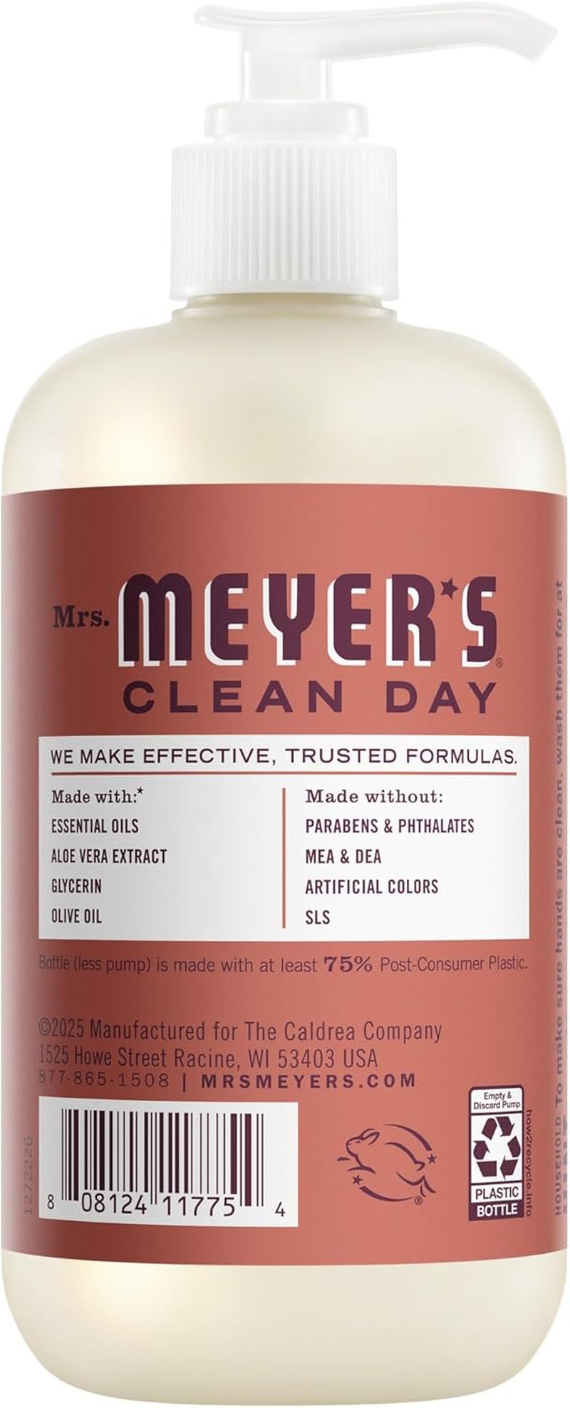 Mrs. Meyer's Hand Soap - Fall Leaves Scent, 12.5 Fl Oz Bottle | 3 Pack for Home Care