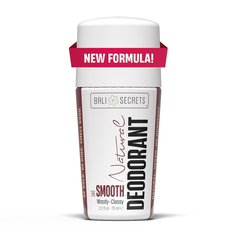 Bali Secrets The New Formula Natural Deodorant for Women & Men. Nonsense Free. Clean Formula for Sensitive Skin. Strong & Reliable Odor Protection. No Synthetic Aluminum. Organic & Vegan [THE SMOOTH]