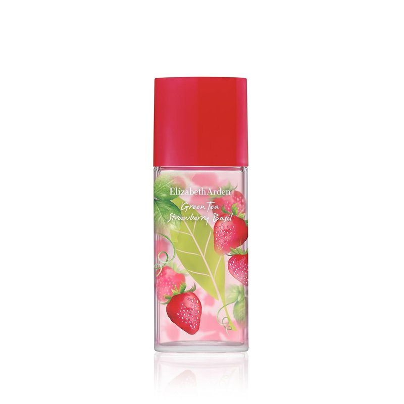 Green Tea Strawberry Basil Eau de Toilette - Long Lasting Fruity Women's Perfume | Fresh Fragrance