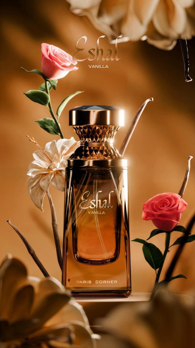 Paris Corner | Eshal Vanilla EDP 3.4 Fl Oz | Perfume for Women | Sweet, Warm, Sensual & Long-Lasting Fragrance | Indulge in Sugary, Vanilla, Musk Notes