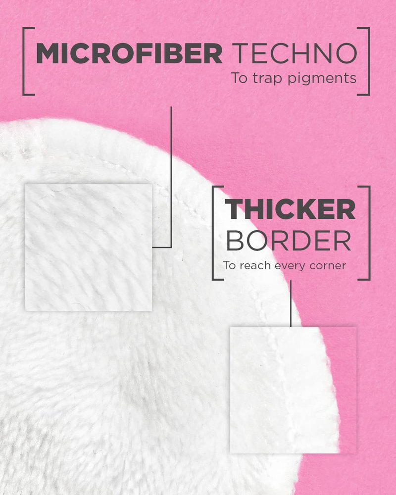 Garnier Micellar Cleansing Eco Pads - Reusable Ultra-Soft Microfiber Pads | 3-Pack