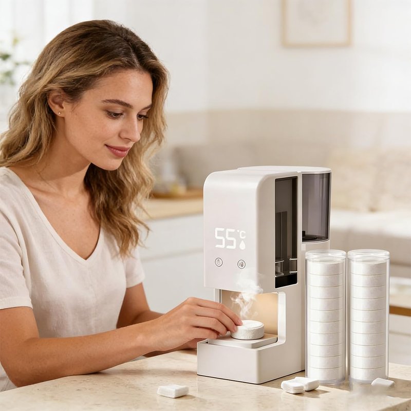 Skiennix Hot Towel Dispenser - Rapid Heating Face Towel Warmer with 500ml Tank & 131°F Temp | 1 Set + 40 Towels