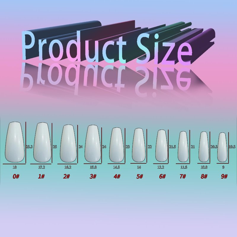 Coquette 24Pcs Rainbow Gradient Coffin Nails with Macaron Design - Sparkly Medium Glossy Glitter Manicure Art Acrylic False Nails