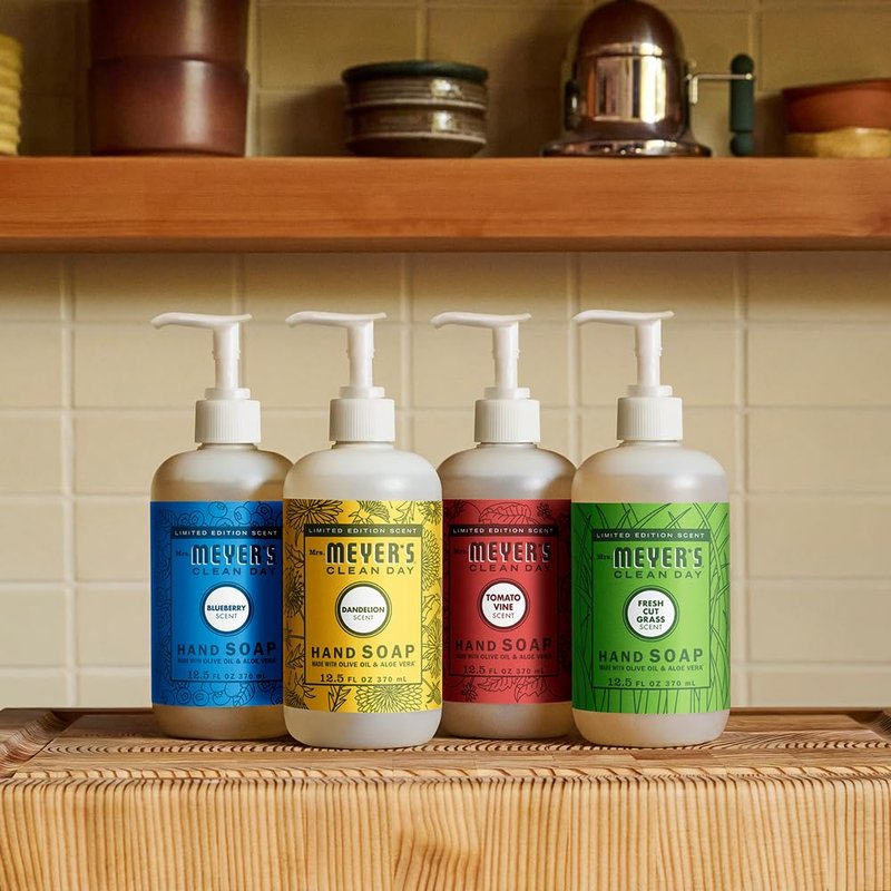 MRS. MEYER'S CLEAN DAY Hand Soap, Tomato Vine Scent, 12.5 Fl Oz Bottle