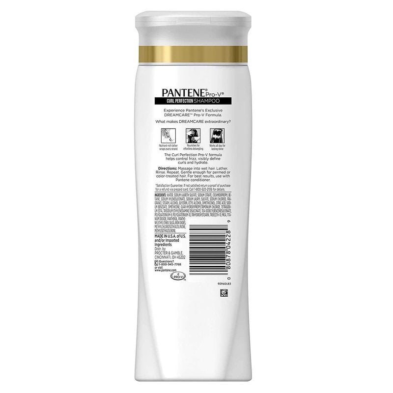 Pantene Pro-V Curly Perfection Moisturizing Shampoo 12.6 oz