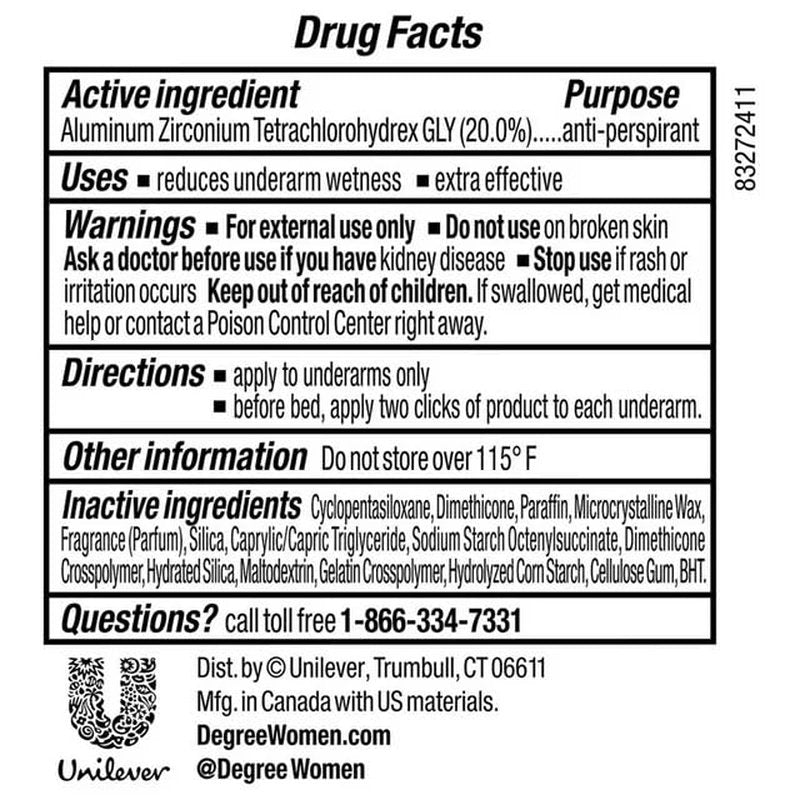 Degree Clinical Protection Deodorant | 5-in-1 Formula | 1.70 oz | 3-Pack