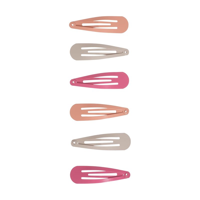 Goody Snap & Go Metal Contour Clips - 10 Count Warm Tones | Pain-Free Hair Accessories for All Hair Types