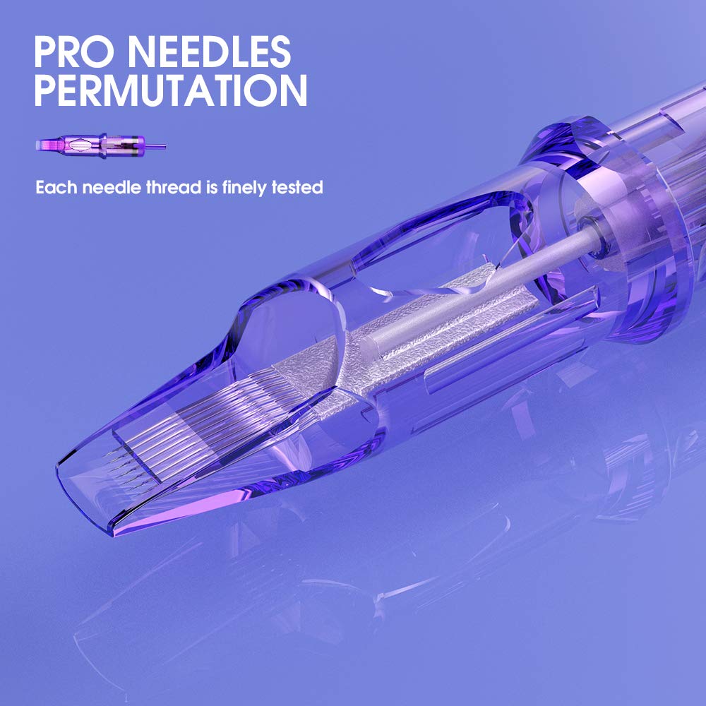 Mast Pro Tattoo Cartridges 20Pcs Disposable Needles Curved Magnum 1013RM