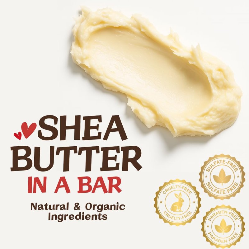Hypoallergenic Bar Soap for Women – Nourishing Shaving Bar, Smoothes Razor Bumps & Ingrown Hairs - Natural & Organic Ingredients – 2 Big Bars