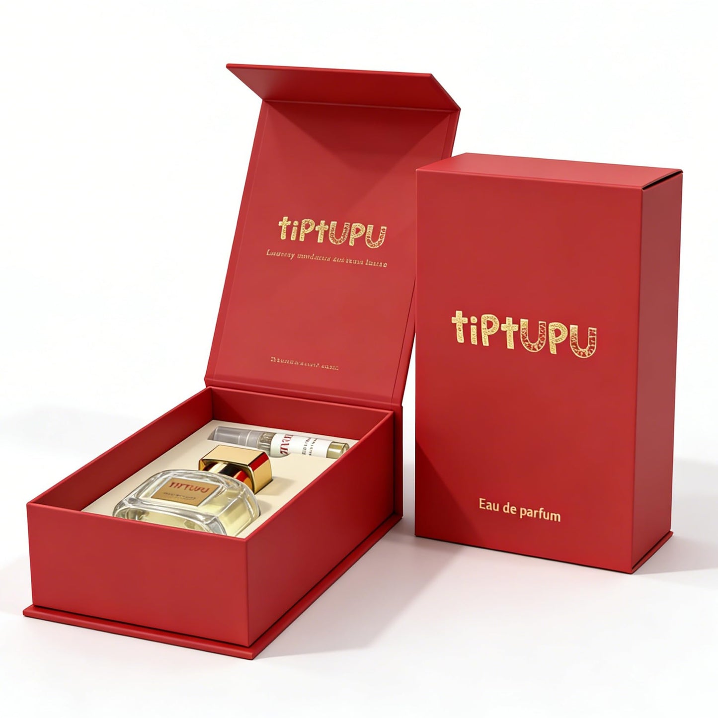tiptupu - Saffron Amberwood 1.76 Fl Oz (50ml) - Eau de Parfum - Inspired by B.accarat R.ouge 540 - Floral Woody Fragrance - Long Lasting Perfume for Women