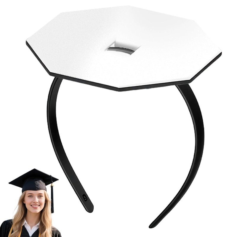 2026 Graduation Cap Headband, Secures Your Graduation Cap and Hair Style Hat Accessories for Graduates, Students, Women