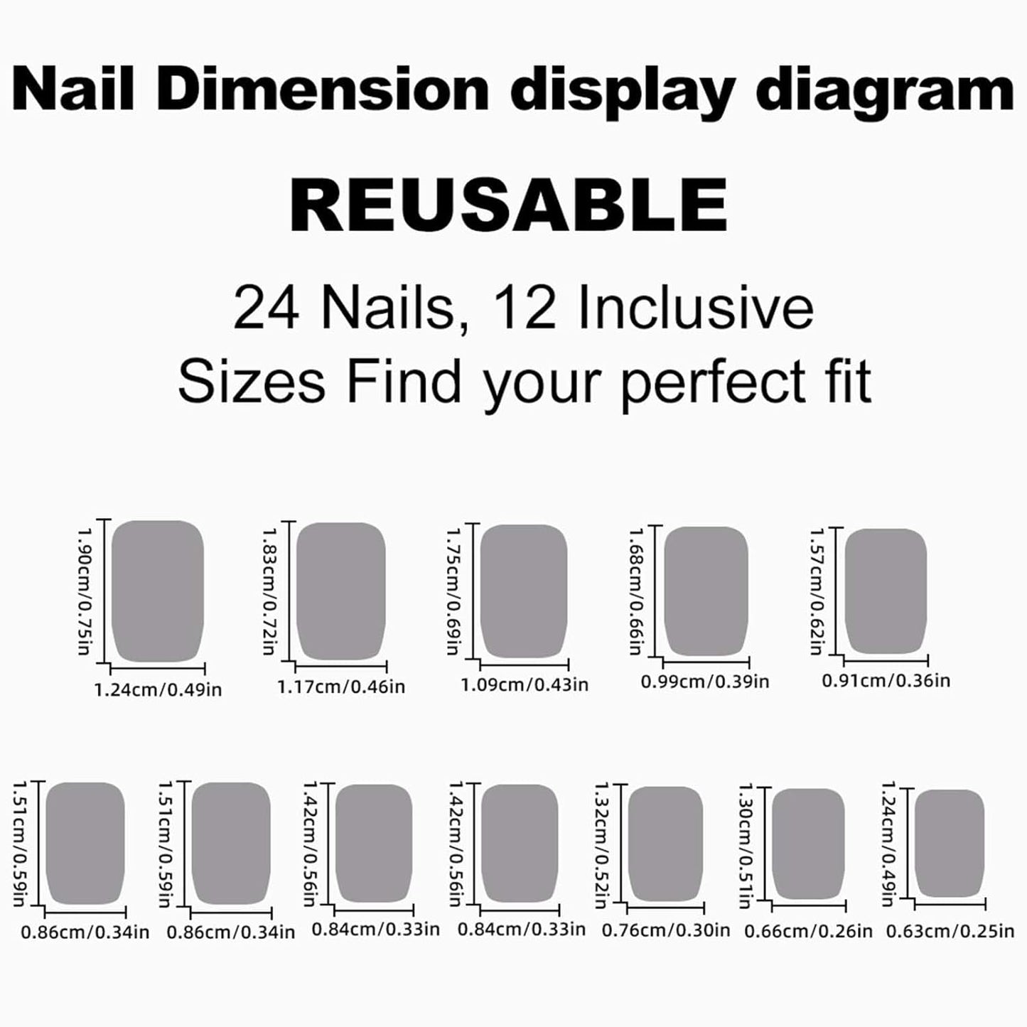 Square Press On N Nails Chrome Fake Nails Short False Nails With Aurora Design Full Cover Glossy Acrylic Stick On Nail Artificial Reusable Glue On Nail For Women 24pcs
