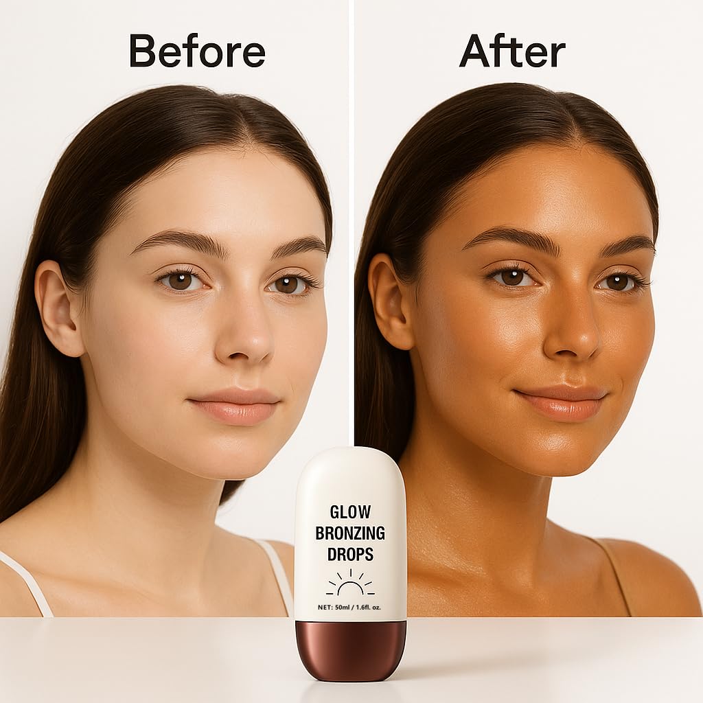 True Match Lumi Glotion - Natural Glow Enhancer & Illuminator | Bronzing Drops for Sun-Kissed Skin, 903 Medium (Champagne Shimmer)