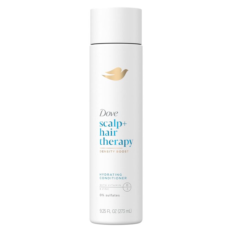 Dove Density Boost Hydrating Conditioner - Scalp Therapy for Dry Hair with Vitamin B3 & Zinc | 9.25 oz