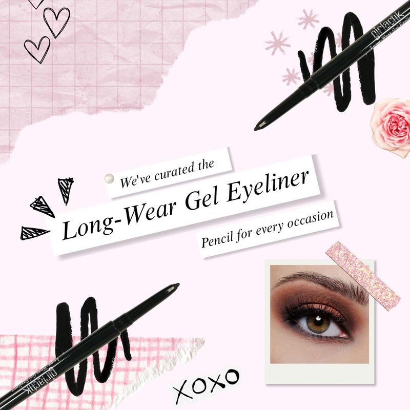 Girlactik Long-Wear Gel Eyeliner - Pure Black