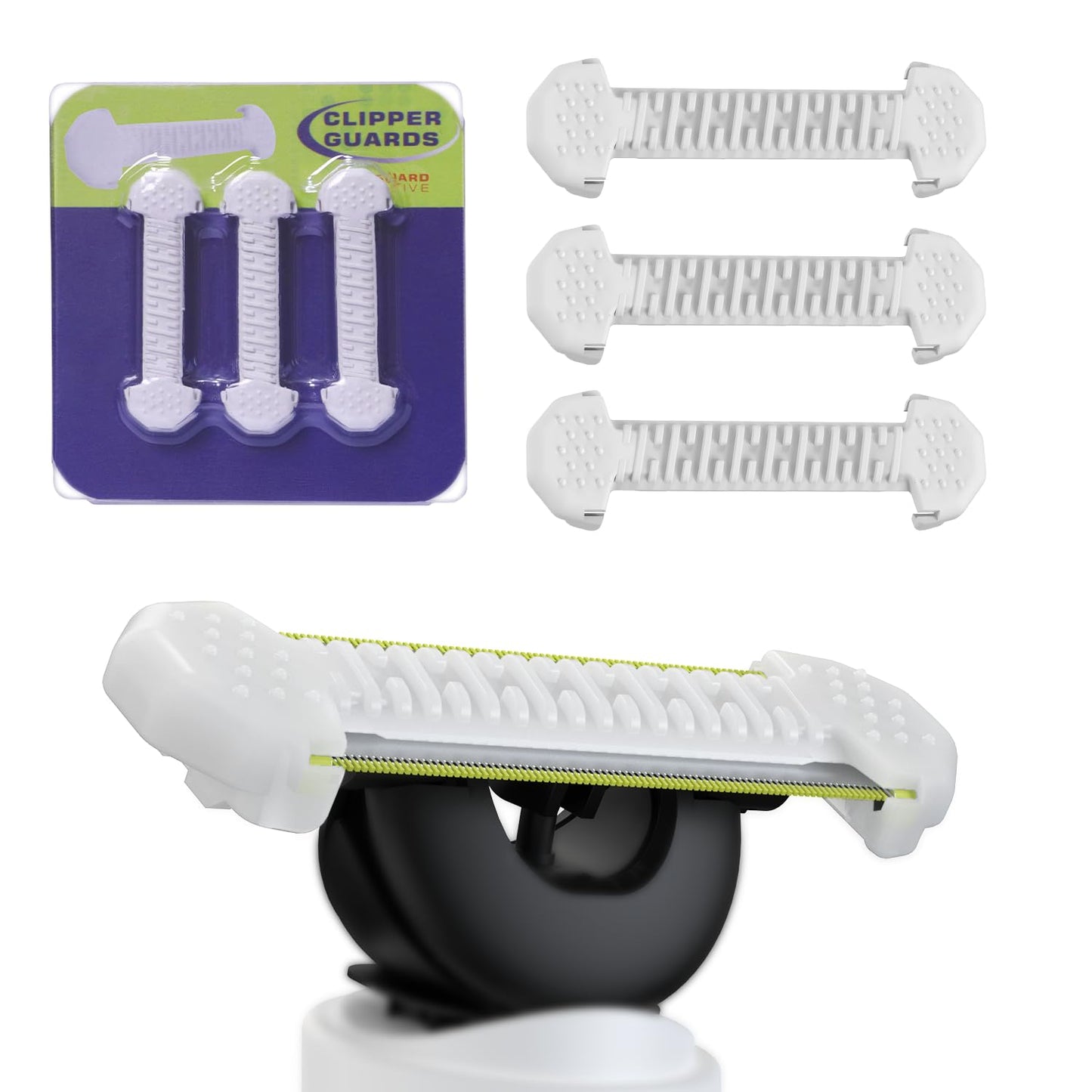 Skin Protect Replacement Guards for p-hilip norelco O-Blade, 3 Pack Unisex Intimate Pubic & Personal Body Groomer & Trimmer Protect Guards with Extra Skin Protection (BLADE NOT INCLUDED)