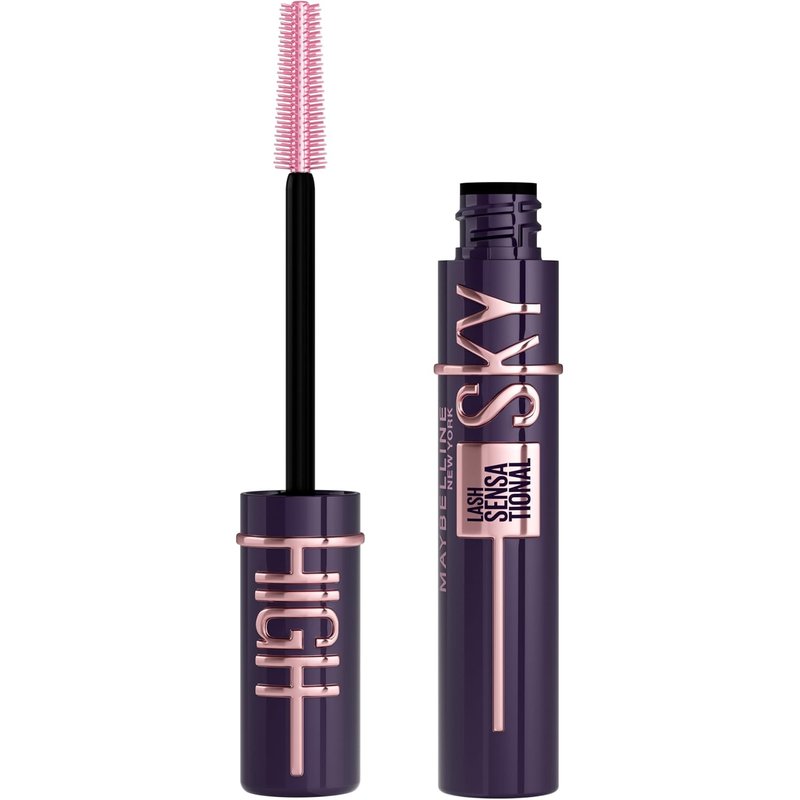 Maybelline Lash Sensational Sky High Mascara - Volumizing & Lengthening Formula | Plum Twilight, 1 Count