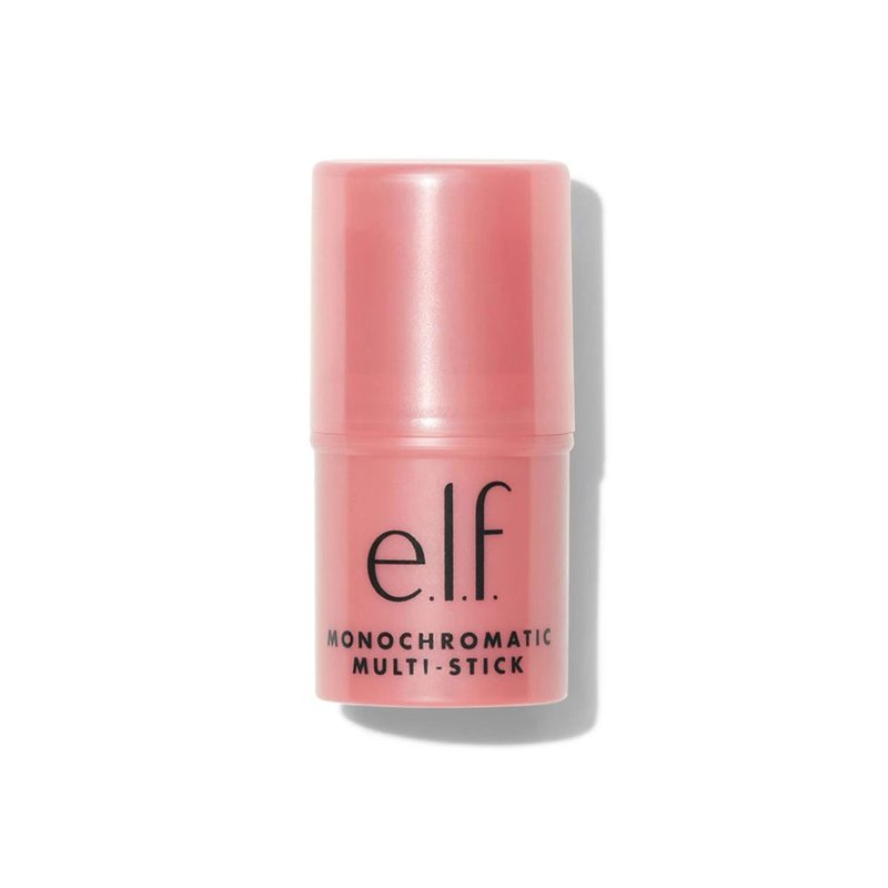 e.l.f. Monochromatic Multi Stick, Travel-Sized Luxuriously Creamy & Blendable Color, For Eyes, Lips & Cheeks, Vegan & Cruelty-Free, Dazzling Peony, 0.17 Oz