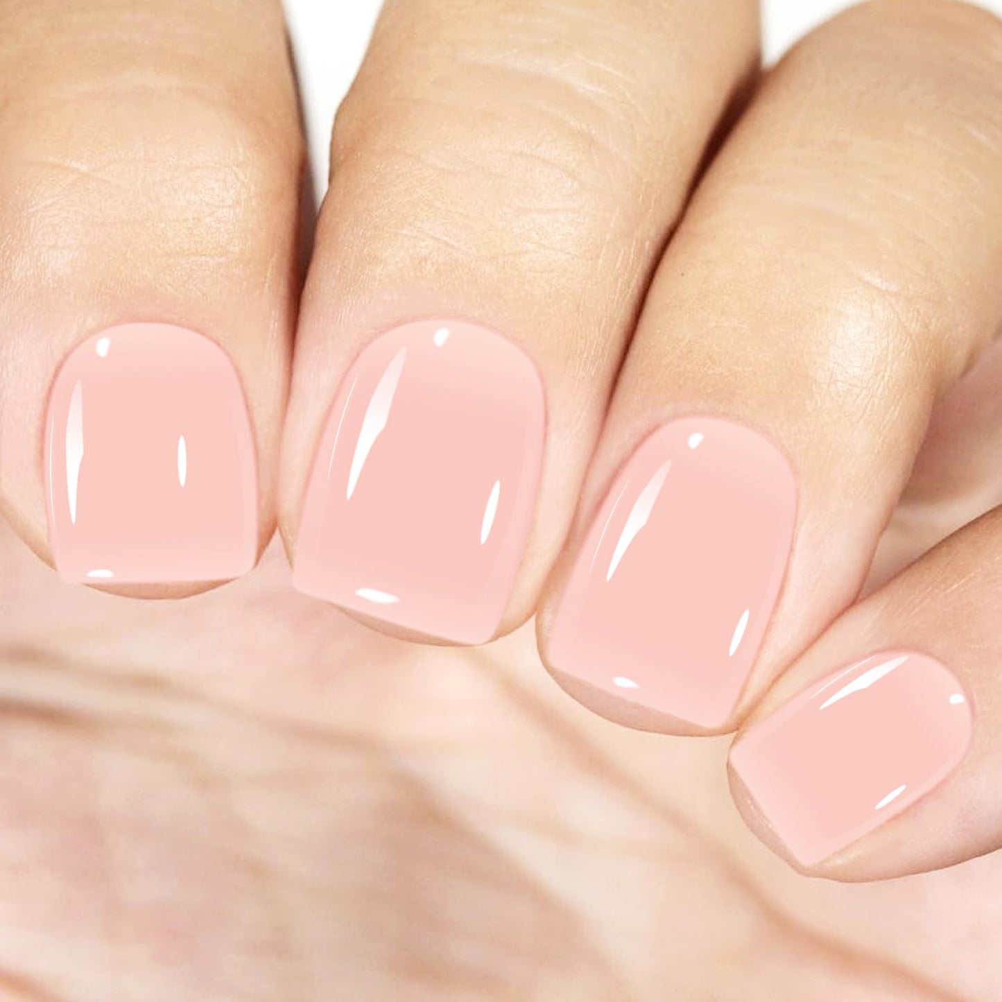 Vishine Gel Nail Polish Kit, 6 PCS Jelly Gel Polish White Pink Nude Sheer Color Gel Neutral Nail Art Design Translucent Gel Nail Kits Soak Off Uv Nail Lamp Cured Nail Manicure DIY Home 8ml