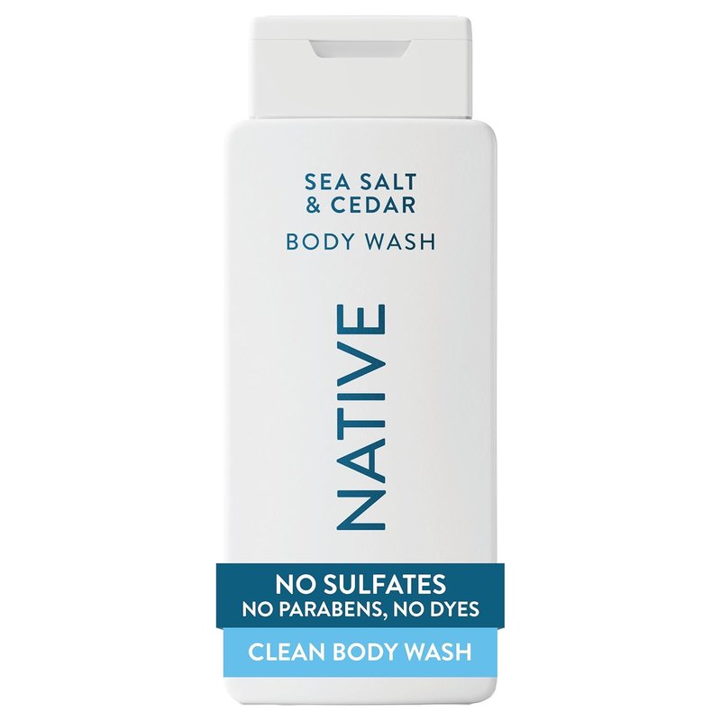 Refreshing Sea Salt & Cedar Body Wash for All Skin Types - 24-Hour Hydration, 18 oz