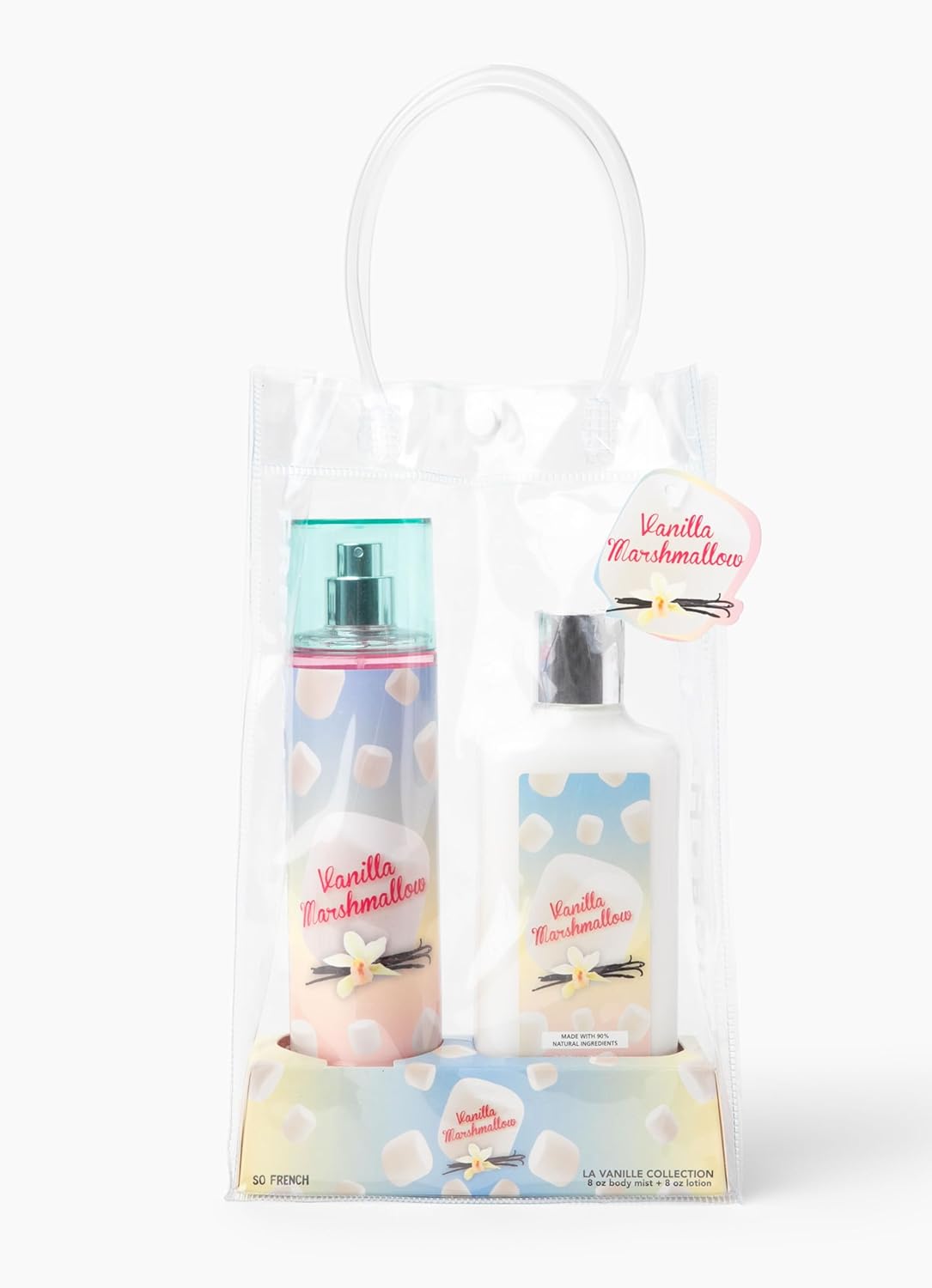 Skiennix So French Vanilla Body Mist & Lotion Set - Sweet Vanilla Marshmallow Scent