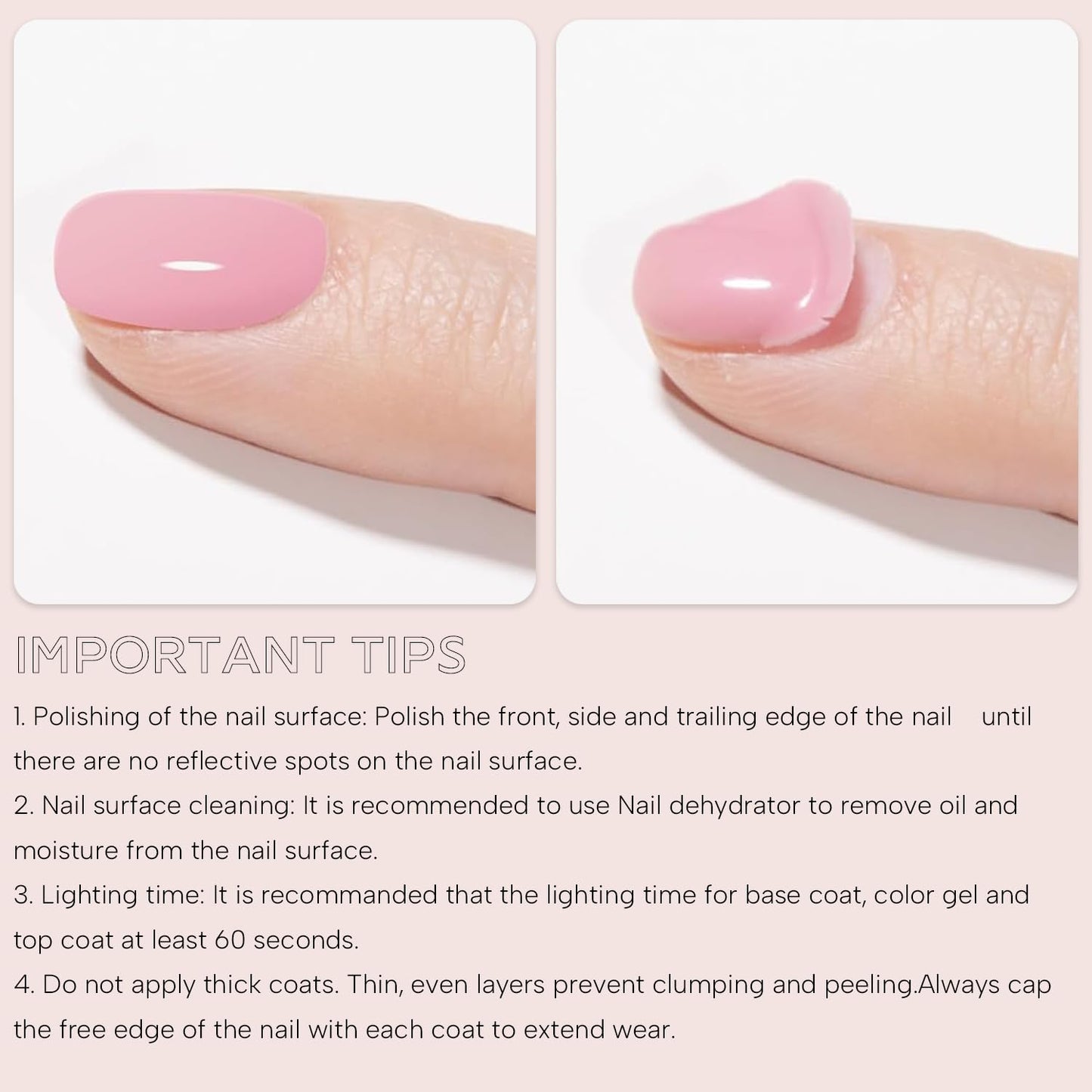 Vishine Top Coat- 15ML No Wipe Top Coat Gel Nail Polish High Gloss Shine Finish Long Lasting Home DIY Professional Manicure